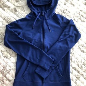 NIKE Blue Zip-up Athletic Jacket